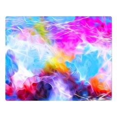 Background Drips Fluid Colorful Double Sided Flano Blanket (large)  by Sapixe