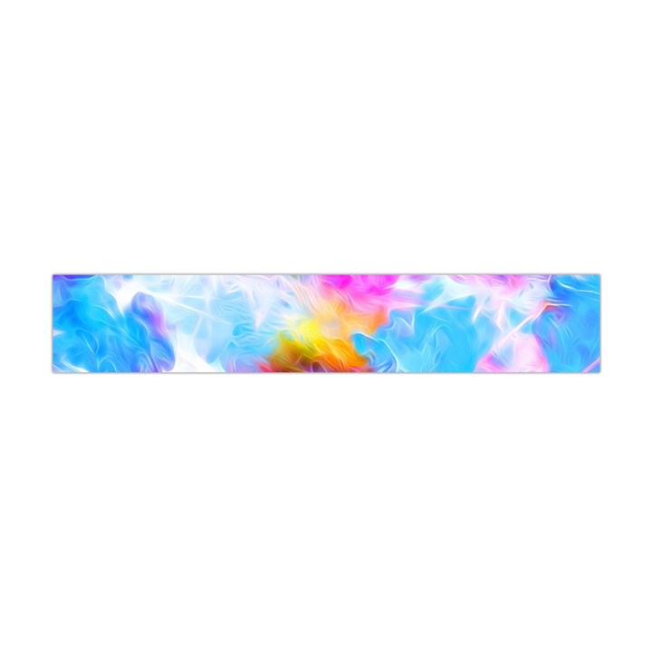 Background Drips Fluid Colorful Flano Scarf (Mini)