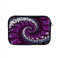 Fractal Background Swirl Art Skull Apple Macbook Pro 15  Zipper Case by Sapixe