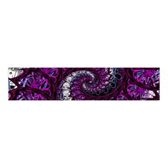 Fractal Background Swirl Art Skull Velvet Scrunchie by Sapixe