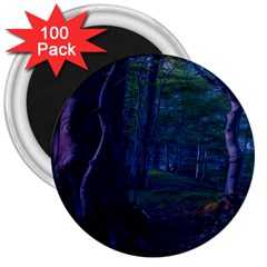 Beeches Tree Forest Beech Shadows 3  Magnets (100 Pack) by Sapixe