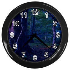 Beeches Tree Forest Beech Shadows Wall Clock (black) by Sapixe