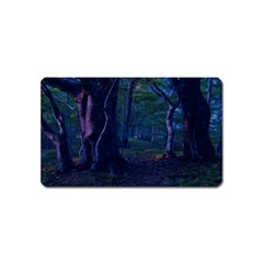 Beeches Tree Forest Beech Shadows Magnet (name Card) by Sapixe