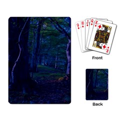 Beeches Tree Forest Beech Shadows Playing Cards Single Design by Sapixe