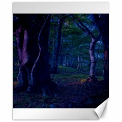 Beeches Tree Forest Beech Shadows Canvas 16  X 20  by Sapixe