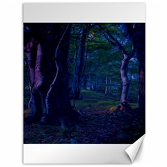 Beeches Tree Forest Beech Shadows Canvas 36  X 48  by Sapixe