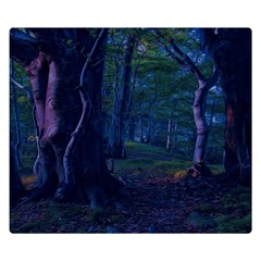 Beeches Tree Forest Beech Shadows Double Sided Flano Blanket (small)  by Sapixe