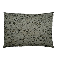 Art Letters Alphabet Abstract Text Pillow Case by Sapixe