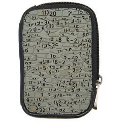 Art Letters Alphabet Abstract Text Compact Camera Leather Case by Sapixe