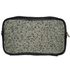 Art Letters Alphabet Abstract Text Toiletries Bag (one Side) by Sapixe