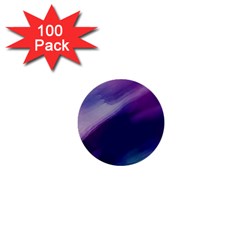 Purple Background Art Abstract Watercolor 1  Mini Buttons (100 Pack)  by Sapixe