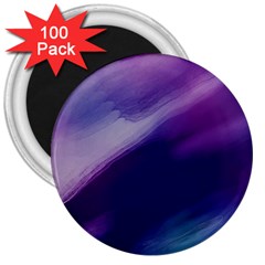 Purple Background Art Abstract Watercolor 3  Magnets (100 Pack) by Sapixe