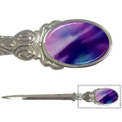 Purple Background Art Abstract Watercolor Letter Opener by Sapixe