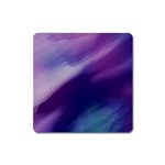 Purple Background Art Abstract Watercolor Square Magnet Front