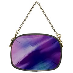 Purple Background Art Abstract Watercolor Chain Purse (one Side) by Sapixe