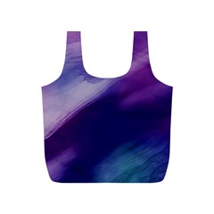 Purple Background Art Abstract Watercolor Full Print Recycle Bag (s) by Sapixe