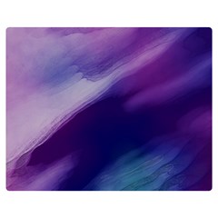 Purple Background Art Abstract Watercolor Double Sided Flano Blanket (medium)  by Sapixe