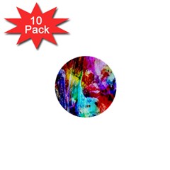 Background Art Abstract Watercolor 1  Mini Buttons (10 Pack)  by Sapixe