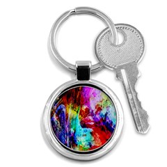 Background Art Abstract Watercolor Key Chains (round)  by Sapixe