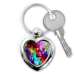 Background Art Abstract Watercolor Key Chains (heart)  by Sapixe