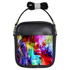 Background Art Abstract Watercolor Girls Sling Bag by Sapixe