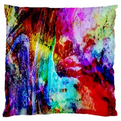 Background Art Abstract Watercolor Large Cushion Case (two Sides) by Sapixe