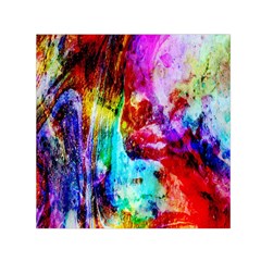 Background Art Abstract Watercolor Small Satin Scarf (square) by Sapixe