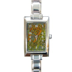 Art 3d Windows Modeling Dimension Rectangle Italian Charm Watch by Sapixe