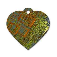 Art 3d Windows Modeling Dimension Dog Tag Heart (one Side) by Sapixe