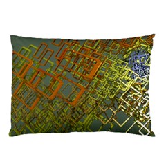 Art 3d Windows Modeling Dimension Pillow Case by Sapixe