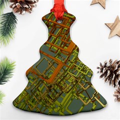 Art 3d Windows Modeling Dimension Ornament (christmas Tree)  by Sapixe