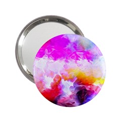 Background Drips Fluid Colorful 2.25  Handbag Mirrors