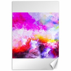 Background Drips Fluid Colorful Canvas 12  x 18 