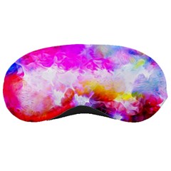 Background Drips Fluid Colorful Sleeping Masks by Sapixe