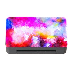 Background Drips Fluid Colorful Memory Card Reader with CF