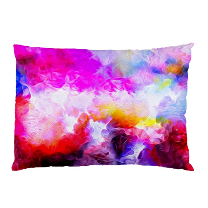 Background Drips Fluid Colorful Pillow Case (Two Sides)