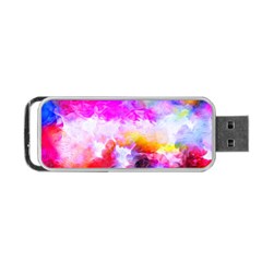 Background Drips Fluid Colorful Portable USB Flash (Two Sides)