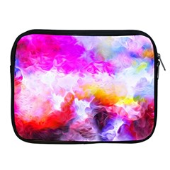 Background Drips Fluid Colorful Apple Ipad 2/3/4 Zipper Cases by Sapixe