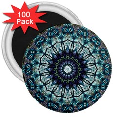 Pattern Abstract Background Art 3  Magnets (100 pack)