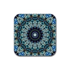 Pattern Abstract Background Art Rubber Coaster (Square) 