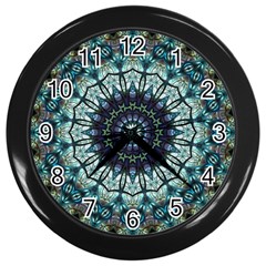 Pattern Abstract Background Art Wall Clock (black)