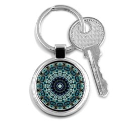 Pattern Abstract Background Art Key Chains (Round) 