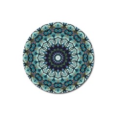 Pattern Abstract Background Art Magnet 3  (Round)