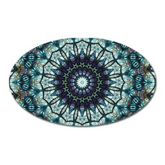 Pattern Abstract Background Art Oval Magnet