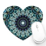 Pattern Abstract Background Art Heart Mousepads Front