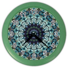 Pattern Abstract Background Art Color Wall Clock