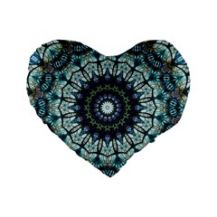 Pattern Abstract Background Art Standard 16  Premium Heart Shape Cushions