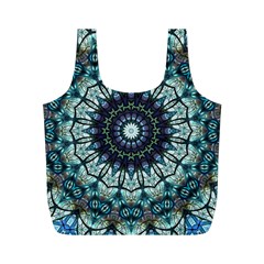 Pattern Abstract Background Art Full Print Recycle Bag (M)