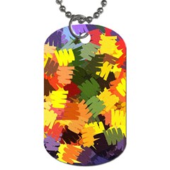 Mural Murals Graffiti Texture Dog Tag (one Side) by Sapixe