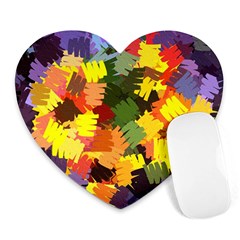 Mural Murals Graffiti Texture Heart Mousepads by Sapixe